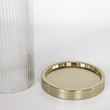  | Windlicht | Hurricane aus Glas, Gold -  von LIVING online kaufen bei LIVINGforme.