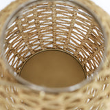 Windlichter und Kerzenschein | Windlicht Laterne | Aurora aus Geflecht in Gold -  von LIVING online kaufen bei LIVINGforme.