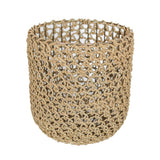 Windlichter und Kerzenschein | Teelichthalter | Cemile aus Rattan in Gold - L26cm x B26cm x H28cm von LIVING online kaufen bei LIVINGforme.