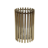 Windlichter und Kerzenschein | Windlicht | Zara aus Glas, Gold - L18cm x B18cm x H30cm von LIVING online kaufen bei LIVINGforme.