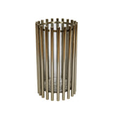 Windlichter und Kerzenschein | Windlicht | Zara aus Glas, Gold - L18cm x B18cm x H34cm von LIVING online kaufen bei LIVINGforme.