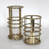 Windlichter und Kerzenschein | Windlicht | Ginny aus Glas, Gold -  von LIVING online kaufen bei LIVINGforme.