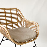 Gartenstuhl | Gartenstuhl Vanuta, Polyrattan - natur -  von LIVING online kaufen bei LIVINGforme.