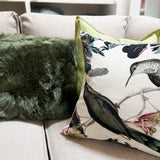 Kissenbezug | Kissenhülle | Leinen – Olivgrün -  von LIVING online kaufen bei LIVINGforme.
