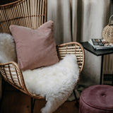 Kissenbezug | Kissenhülle Velours Mauve - von LIVING online kaufen bei LIVINGforme.