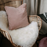 Kissenbezug | Kissenhülle Velours Mauve - von LIVING online kaufen bei LIVINGforme.