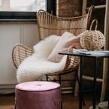 Hocker | Hocker | Daisy in rosa -  von LIVING online kaufen bei LIVINGforme.