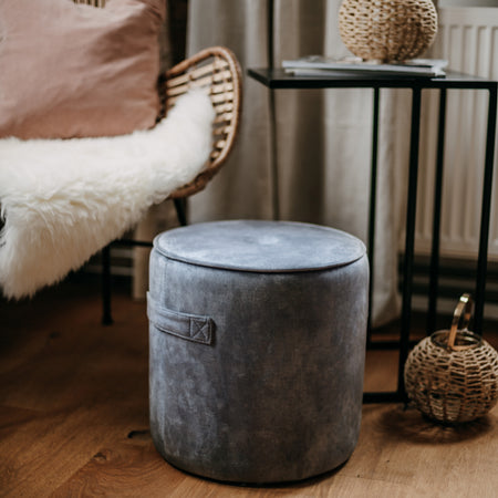 Hocker | Hocker | Daisy in grau -  von LIVING online kaufen bei LIVINGforme.