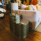 Beistelltische | 2er-Set Beistelltische Mirror, Metall, Spiegeglas - gold -  von LIVING online kaufen bei LIVINGforme.