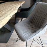Stuhl | Stuhl | "Lucie" mit Metallbeinen -  von LIVING online kaufen bei LIVINGforme.