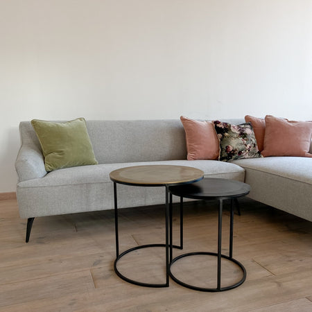 Ecksofa | Ecksofa | Lars 11 in Hellgrau mit Metall-Füßen -  von LIVING online kaufen bei LIVINGforme.