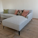 Ecksofa | Ecksofa | Lars 11 in Hellgrau mit Metall-Füßen -  von LIVING online kaufen bei LIVINGforme.