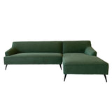Ecksofa | Ecksofa | Lars 11 in Tannengrün mit Metall-Füßen -  von LIVING online kaufen bei LIVINGforme.