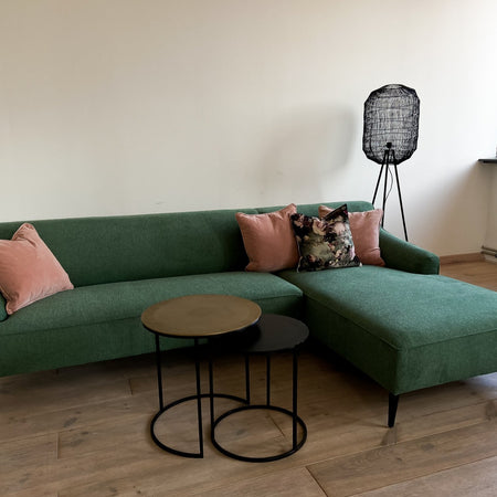 Ecksofa | Ecksofa | Lars 11 in Tannengrün mit Metall-Füßen -  von LIVING online kaufen bei LIVINGforme.