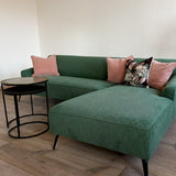 Ecksofa | Ecksofa | Lars 11 in Tannengrün mit Metall-Füßen -  von LIVING online kaufen bei LIVINGforme.