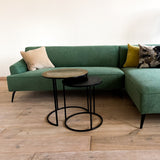 Ecksofa | Ecksofa | Lars 11 in Tannengrün mit Metall-Füßen -  von LIVING online kaufen bei LIVINGforme.
