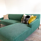Ecksofa | Ecksofa | Lars 11 in Tannengrün mit Metall-Füßen -  von LIVING online kaufen bei LIVINGforme.