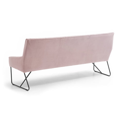 Sitzbank | Sitzbank | "Pit" in Royal Pink nur noch mit Holzfuß lieferbar -  von LIVING online kaufen bei LIVINGforme.