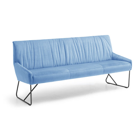 Sitzbank | Sitzbank | "Pit" in Royal Skyblue nur noch mit Holzfuß lieferbar -  von LIVING online kaufen bei LIVINGforme.