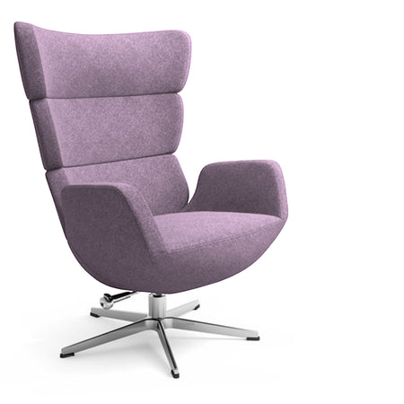 Sessel | Stoffsessel | "Tommy" in Metlon Viola -  von LIVING online kaufen bei LIVINGforme.