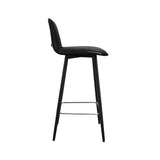 Barhocker | KFF Barhocker Maverick Casual, Leder Dakota Pine mit Stahlgestell, hohe Rückenlehne -  von KFF online kaufen bei LIVINGforme.