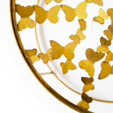 Couchtische | Couchtisch | "Gold Butterfly mit Glasplatte" -  von LIVING online kaufen bei LIVINGforme.