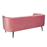 Sofa | Samt-Sofa | Susann (2-Sitzer) in Pink -  von LIVING online kaufen bei LIVINGforme.