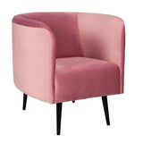 Sessel | Samt-Sessel | Susann in Pink -  von LIVING online kaufen bei LIVINGforme.