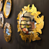 Spiegel | Wandspiegel | "Leaves" – Gold -  von LIVING online kaufen bei LIVINGforme.