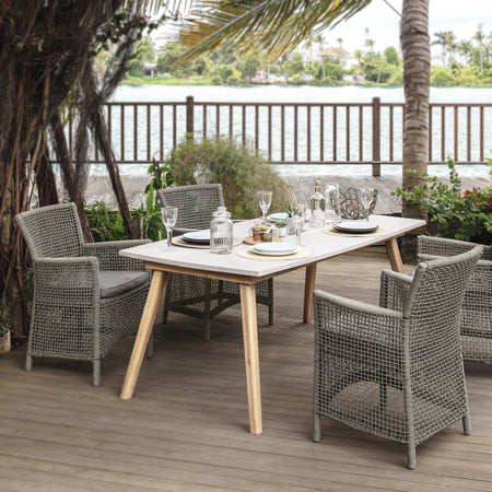 Gartenstuhl | Gartenstuhl Sunny, Wicker - anthrazit, grau -  von LIVING online kaufen bei LIVINGforme.