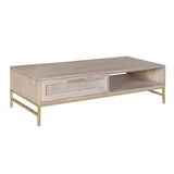 Couchtische | Couchtisch | Como mit Wiener Geflecht -  von LIVING online kaufen bei LIVINGforme.