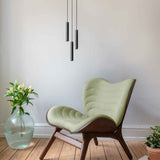 Pendelleuchte | UMAGE | "Chimes Cluster 3" LED Pendelleuchte – Black -  von UMAGE online kaufen bei LIVINGforme.