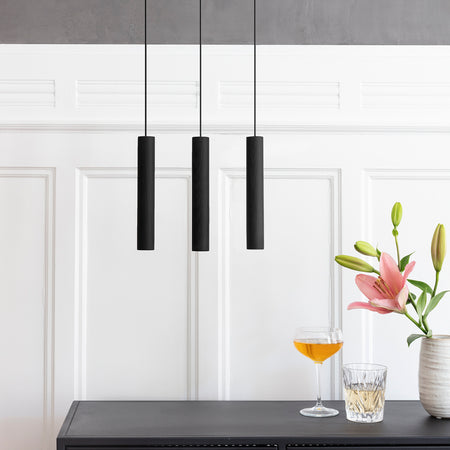 Pendelleuchte | UMAGE | "Chimes Cluster 3" LED Pendelleuchte – Black -  von UMAGE online kaufen bei LIVINGforme.