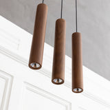 Pendelleuchte | UMAGE | "Chimes Cluster 3" LED Pendelleuchte – Dark Oak -  von UMAGE online kaufen bei LIVINGforme.