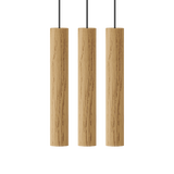 Pendelleuchte | UMAGE | "Chimes Cluster 3" LED Pendelleuchte – Oak -  von UMAGE online kaufen bei LIVINGforme.