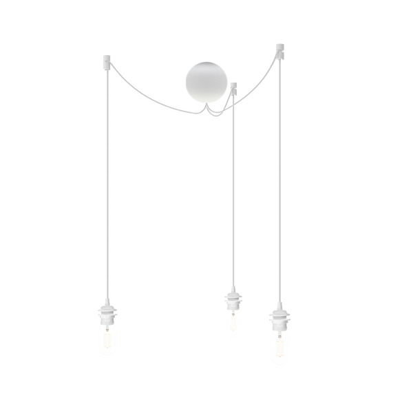 Pendelleuchte | UMAGE | "Cannonball Cluster 3" – White -  von UMAGE online kaufen bei LIVINGforme.