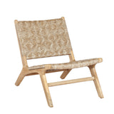 Gartenstuhl | Gartensessel, Outdoor Lounge Chair Baros, Rattan - light-teak, natur -  von LIVING online kaufen bei LIVINGforme.