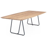 Esstisch | Esstisch | Anna aus Eiche, natur auf Metallbeinen - 160cm x 90cm von LIVING online kaufen bei LIVINGforme.