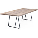 Esstisch | Esstisch | Anna White Grey aus Eiche, lackiert auf Metallbeinen - 160cm x 90cm von LIVING online kaufen bei LIVINGforme.