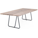 Esstisch | Esstisch | Anna White Grey aus Eiche, lackiert auf Metallbeinen - 160cm x 90cm von LIVING online kaufen bei LIVINGforme.