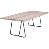 Esstisch | Esstisch | Anna White Grey aus Eiche, lackiert auf Metallbeinen - 160cm x 90cm von LIVING online kaufen bei LIVINGforme.