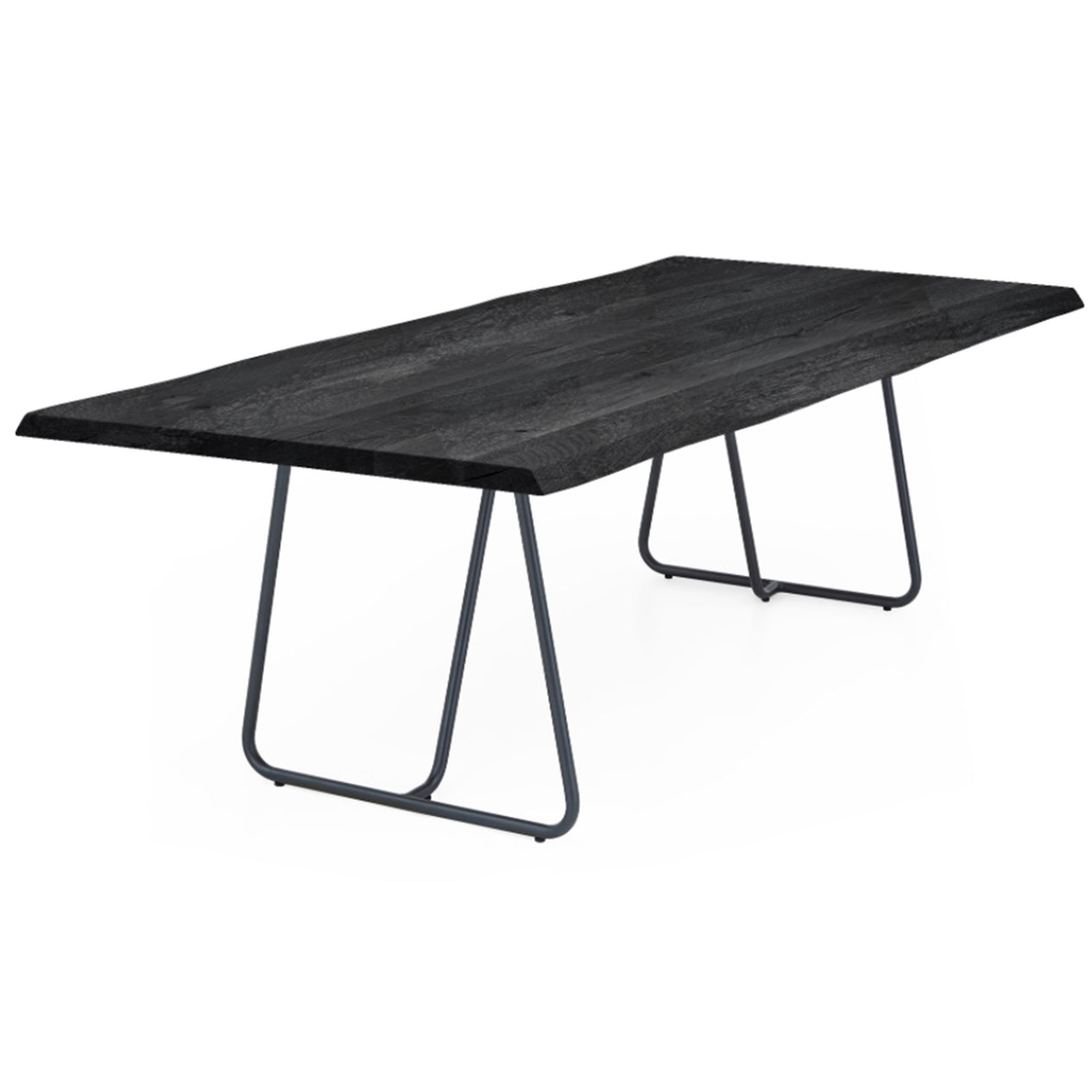 Esstisch | Esstisch | Anna Onyx aus Eiche, lackiert auf Metallbeinen - 160cm x 90cm von LIVING online kaufen bei LIVINGforme.