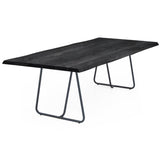 Esstisch | Esstisch | Anna Onyx aus Eiche, lackiert auf Metallbeinen - 160cm x 90cm von LIVING online kaufen bei LIVINGforme.