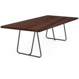 Esstisch | Esstisch | Anna Smoke aus Eiche, lackiert auf Metallbeinen - 160cm x 90cm von LIVING online kaufen bei LIVINGforme.