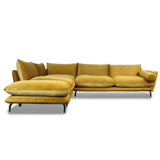 Ecksofa | Ecksofa | "Anouk" – Gold - Links von LIVING online kaufen bei LIVINGforme.