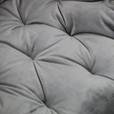 Stuhl | Dreh-Stuhl - Esszimmerstuhl | "Velvet Fleurs" – Grau -  von LIVING online kaufen bei LIVINGforme.