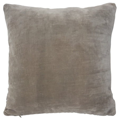 Kissenbezug | Kissenhülle Velours | TRI Warm grey -  von LIVING online kaufen bei LIVINGforme.