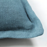 Kissenbezug | Kissenhülle | Linen in blue -  von LIVING online kaufen bei LIVINGforme.
