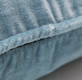 Kissenbezug | Kissenhülle Velours Bluegrey - von LIVING online kaufen bei LIVINGforme.