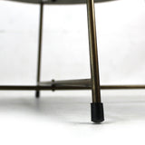 Couchtische | Couchtisch | "Russell" 60cm mit Brass Antique-Finish -  von LIVING online kaufen bei LIVINGforme.
